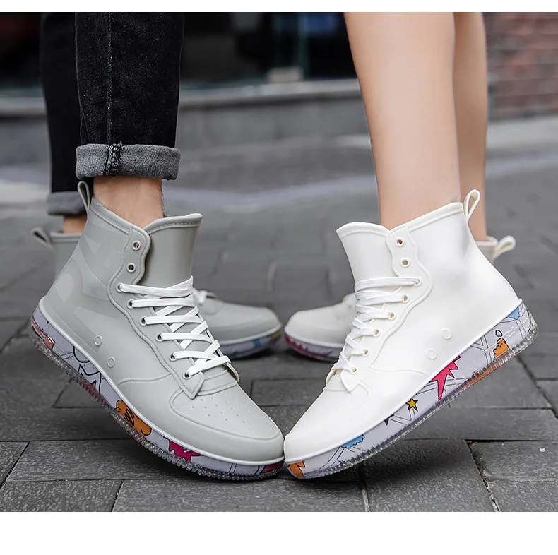 남성용 패션 트렌디 누드 부츠, 미끄럼 방지 작업, 요 - Fishing Boots 리뷰 및 가격