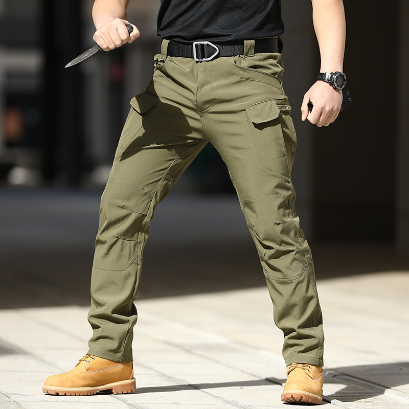 전술 바지 위장 훈련 바지 봄 가을 야외 탄성 작업복  - Fishing Pants Waterproof 리뷰 및 가격