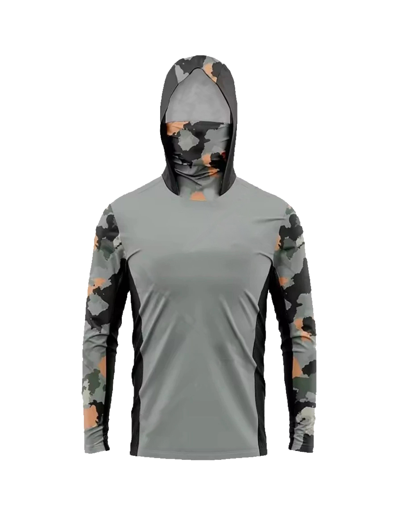 리프 오션 카모 남성용 낚시 후드 셔츠 내장형 페이스  - Fishing Shirt Uv Protection 리뷰 및 가격
