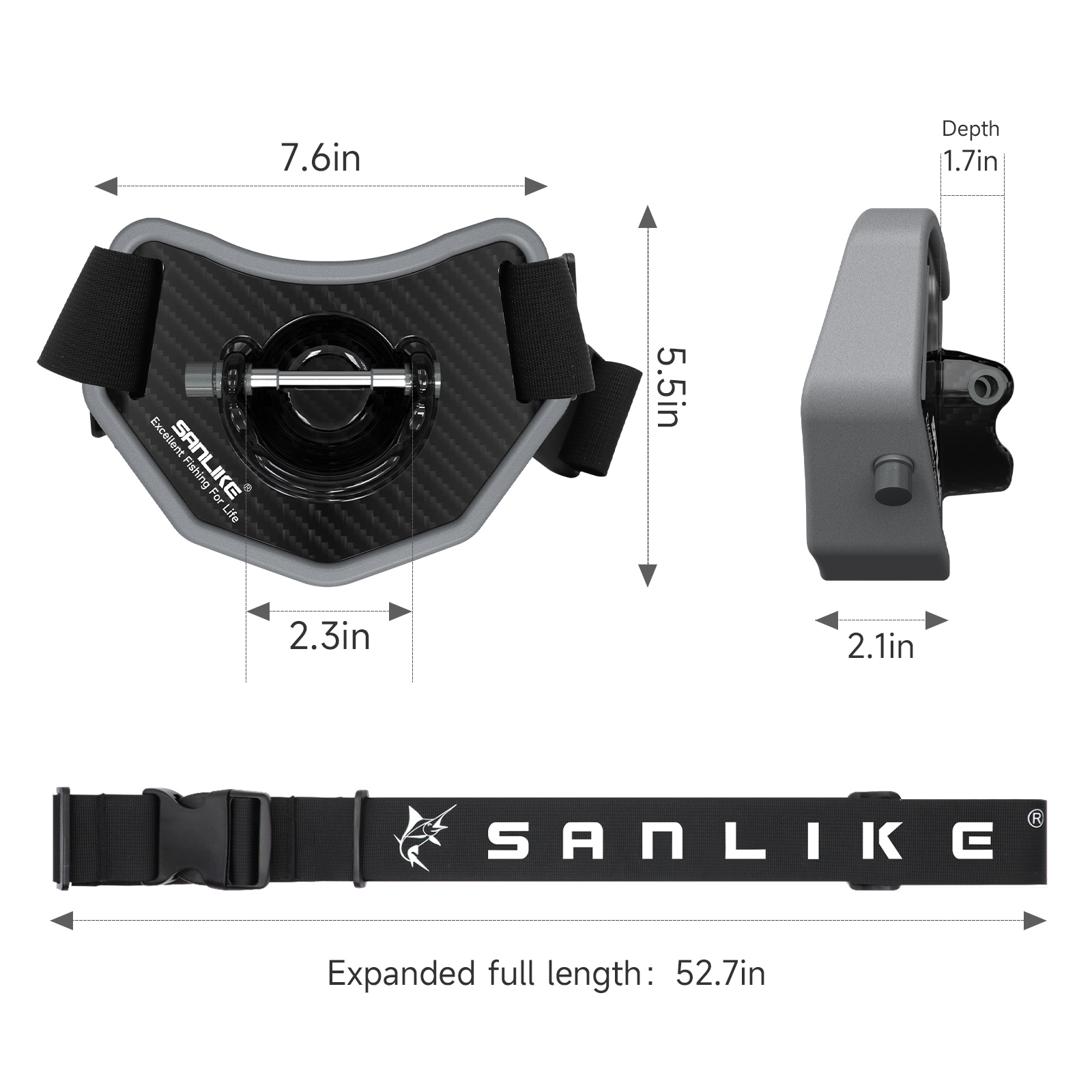 SANLIKE 낚시 격투 벨트 로드 밸리 탑 카버 섬유 - Fishing Belt 리뷰 및 가격