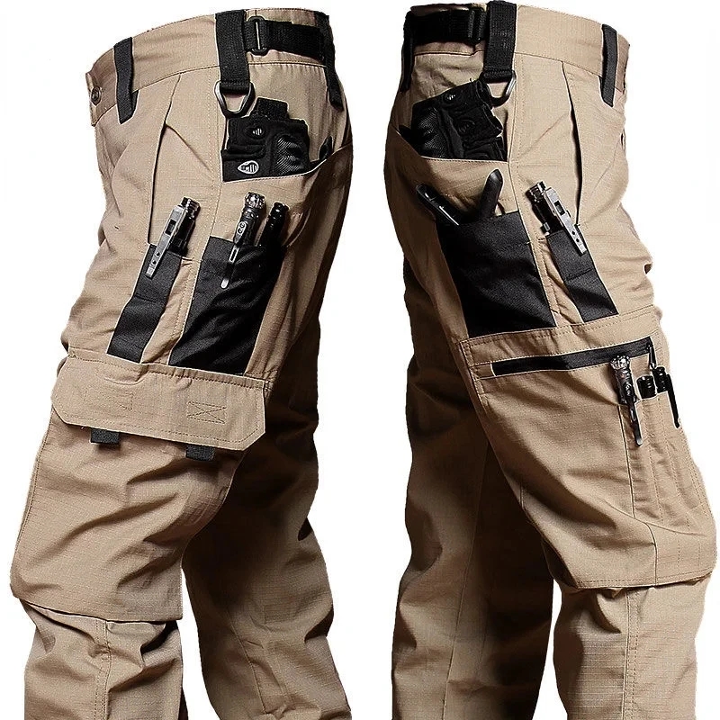 내마모성 작업 바지 남자 멀티 포켓 스트레이트 카고 바 - Fishing Pants Waterproof 리뷰 및 가격