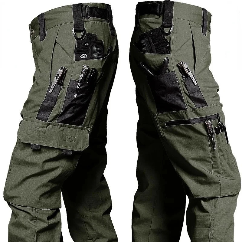 내마모성 작업 바지 남자 멀티 포켓 스트레이트 카고 바 - Fishing Pants Waterproof 리뷰 및 가격